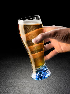FLOWER MOO | Brewing New Blue Mountain Craft Beer Glass High-end Luxury Crystal Glass Mug