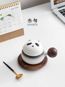 Cốc Cà Phê Gốm Sứ Panda Dễ Thương Sáng Tạo Cốc Trà Riêng Biệt Cho Văn Phòng Cốc Đựng Cà Phê Cốc Đựng Trà Cốc Đựng Đồ Ăn Nhẹ