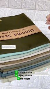 GRATIS POUCH!! Kerudung Segiempat Voal ThorSA LC Pouch By Umama Hijab Segiempat Lasercut Termurah