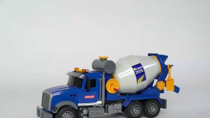 Xe Trộn Bê Tông Đồ Chơi Toystar Mô Hình Xe Bồn Trộn Bê Tông Có Đèn Nhạc