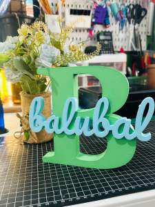 3d PRINTED FAMILY NAME STANDEE