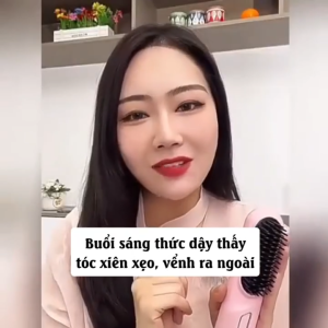 Lược tóc thẳng máy duỗi tóc i-on âm duỗi tóc