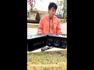 【พร้อมส่งจากไทย】280W SODLK S1271Plus Party Bluetooth Speaker ไมค์ไร้สาย 2 ตัว ลำโพงบลูทูธ ลำโพงคาราโอเกะ ลำโพงปาร์ตี้ Karaoke Party Speaker ลำโพงคาราโอเกะ  พร้อมไมโครโฟนไร้สายและรีโมท ระบบตัดเสียงร้อง