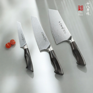 SHI BA ZI ZUO | DAMASCUS STEEL Kitchen Chef Knife