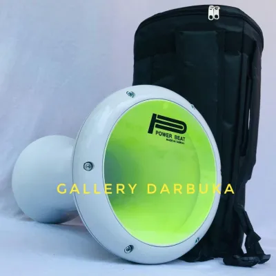 DARBUKA SUPER WHITE 8 INC GRATIS TAS DAN KUNCI L