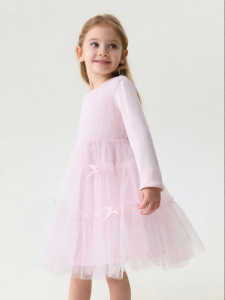 Marc&Janie | Pom-pom Sweet Tulle Girls Dress