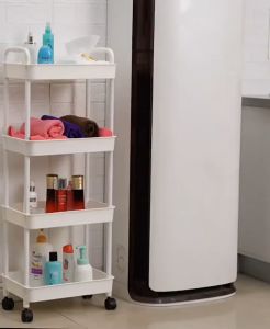 「Stock Ready In M’Sia」 5 Tier Trolley Rack Kitchen Storage Rack Troli Rak Dapur Kitchen Storage Rack Storage Movable