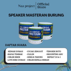 SPEAKER SPIKER SPEKER MASTERAN BURUNG 10 IN 1 KOMPILASI