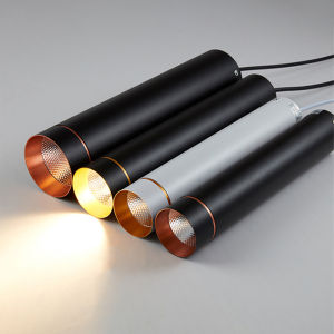 Modern Simplicity LED Pendant Light Long Tube Spotlight Downlight Chandelier Indoor Home Bar Restaurant Front Desk Decor Kitchen
