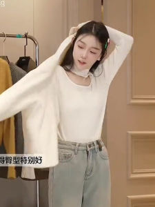 Oajer Oujier Flagship Womens Clothing Store Ou Same Autumn Gentle Elegant Stylish Cut Out Knitting Long Sleeves Female