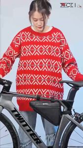 ZDK S2-Túi Tam Giác Treo Khung Sườn Xe Đạp Thể Thao Vải Da Simili Kháng Nước Form Chuẩn Dày Dặn Cao Cấp