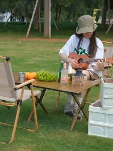 กล่องพับได้พร้อมฝาไม้ กล่องอเนคประสงค์ ล่องใส่อุปกรณ์แค้มป์ปิ้ง อุปกรณ์แคมป์ปิ้ง