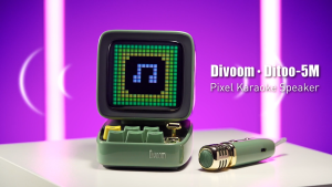 Divoom Ditoo 5M Pixel Art Speaker with Microphone Green