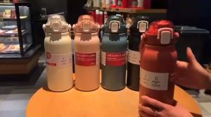 กระบอกน้ำเก็บอุณหภูมิ กระบอกน้ำสูญญากาศ และน้ำบริเวณที่ระดับความเย็น ความร้อน