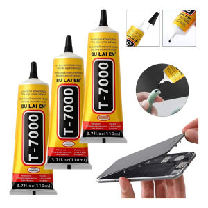 T-7000 Phone Adhesive Multipurpose High Performance Industrial Glue Semi Fluid Black Adhesive Cell Phone Repair GlassFabric .