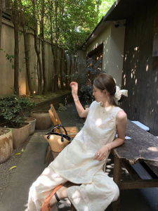 Bộ Đồ Thời Trang Mùa Hè Thêu Hoa Bằng Vải Cotton Dài Tay Cổ Tròn Phong Cách Thường Ngày Cho Nữ