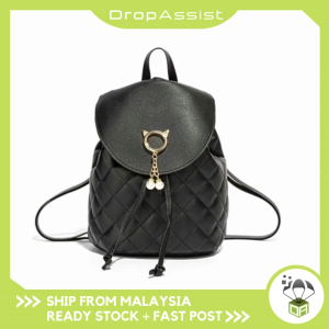 DROPASSIST 2113 READY STOCK Women Casual Backpack Ladies School Bag Beg Galas Wanita Perempuan