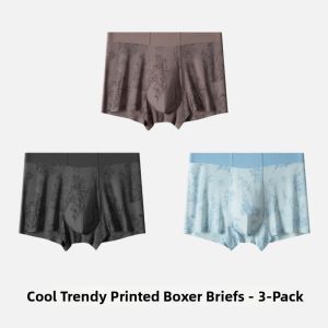 Cool Sensation Lightweight and Breathable Camouflage Print Boxer Briefs