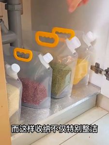 ถุงลิตร ถุงแกลลอน 2.5/5/10 ลิตร ปากกว้างพับเก็บได้ ใส่ของเหลวได้ ถุงใส่ข้าวสาร เมล็ดธัญพืช ก้นตั้งโปร่งใส