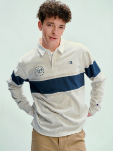 Champion | Long Sleeve Vintage College Style POLO Shirt
