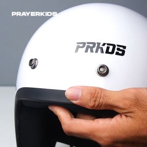 Helm Dewasa Dewasa Motor Trendi dengan Visor - Warna Space Grey/Aqua Metal/Charcoal/Silver - Ukuran S/XXL