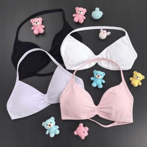 2025 Cycling Sports Halter Neck Bra Seamless Yoga Womens Pilates Solid Color Underwear Active Cup Backless Tight Vest Fitness