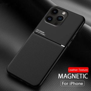 For Xiaomi Poco X5 Pro 5G Case Luxury Leather Texture Soft TPU Built-in Magnet Holder Plate Soft Shockproof Phone Cover