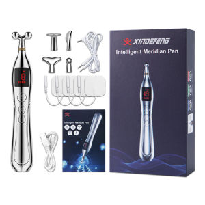 Suolaer Rechargeable Acupuncture Pen With Digital Display Electro Acupuncture Point Ems Muscle Stimulator Body Massage Health Care