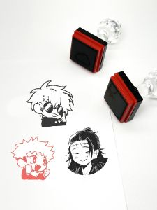 Jujutsu Kaisen Anime Cartoon Stamp Furoshiki Inumaki Taro Quinquin Character Souvenir Seal Engraving Japanese Culture Gift