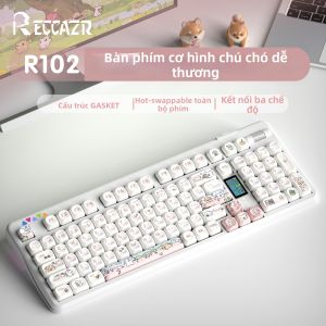 Bàn Phím Cơ Đổi Chế Độ Nóng có Kết Nối Không Dây Ba Chế Độ