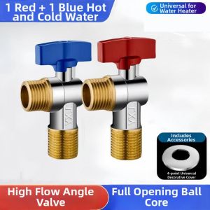 HUAZINIAO | High Flow All Copper Hot & Cold Water Ball Valve
