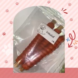 ขนมน้องหมา ขนาดทดลอง มันชี่กลม / ชีสพันมันชี่ และไก่พันมันชี่ / ไก่พันทาโร่ / ปุ๊กกี้สตาร์