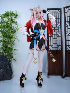 Game Honkai: Star Rail March 7th Cosplay Costume Mysterious Swordsman March 7th Uniform Full Sets 10pcs Halloween Anime Ancient Style Role-playing Costume