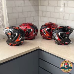 Helm Dewasa Impressive - Spectra - Double Visor SNI Half Face