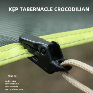 10 Chiếc Bạt Ngoài Trời Kẹp Khóa Nhựa Cố Định Hàm Kẹp Móc Dành Cho Lều Cắm Trại Bạt Phủ Gió Dây Kẹp Thiết Bị
