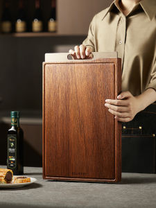 Japanese-Style Teak Whole Wooden Chopping Board Thickened Extra Large Solid Wood Chopping Board Mildew-Proof Antibacterial For Home Cutting Board Fruit Chopping Board Noodles