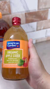 Chai TT ORGANIC 500ml - GIẤM TÁO HỮU CƠ / Ý / AMERICAN GARDEN Apple Cider Vinegar With The Mother