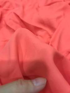 Vải voan lụa màu cam mềm mại dày vừa (khổ 1m5)may đầm váyáo kiểu áo sơ mi thiết kế thời trang