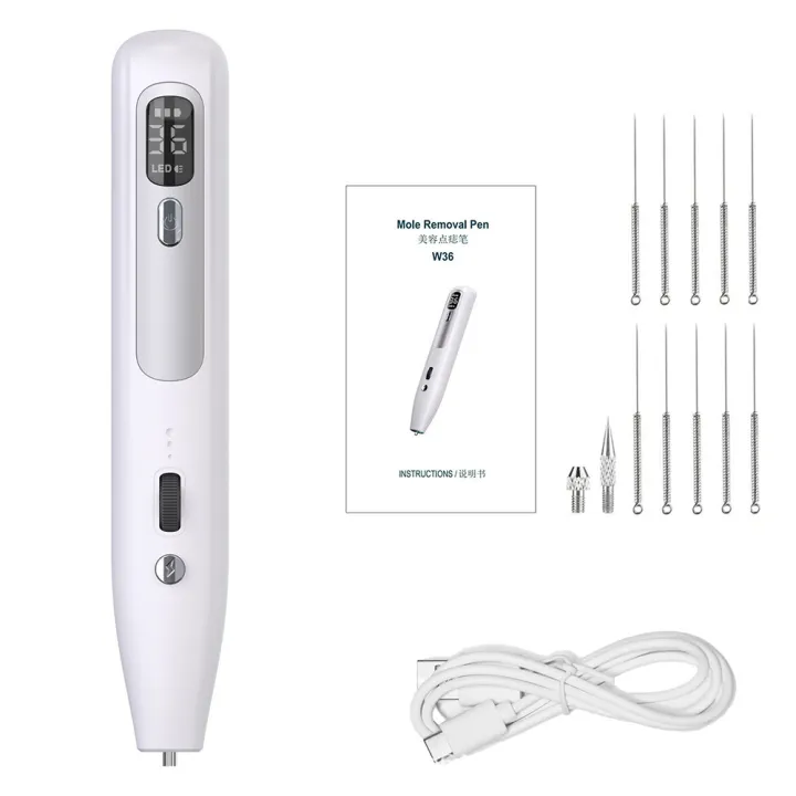 36%20Levels%20Dual%20Needles%20Mole%20Removal%20Pen%20Freckle%20Dark%20Spot%20Tattoo%20Remover%20Skin%20Tag%20Warts%20Fleshy%20Nevus%20Cleaner%20Plasma%20Laser%20Pen%20-%20Image%208