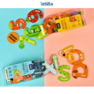 Bộ Chữ Cái và Chữ Số Nam Châm Mideer Letter Magnets Number Magnets
