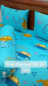 Bộ ga gối 4 món thun lạnh Hàn Quốc cao cấp đủ size - Nhận may hàng theo yêu cầu