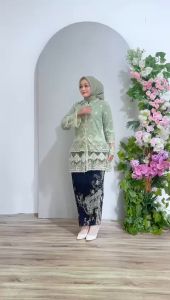 SET KEBAYA MODERN TUNIK PAYET DAN ROK PLISKET / KEBAYA MODERN TERBARU / KEBAYA PESTA WISUDA KONDANGAN