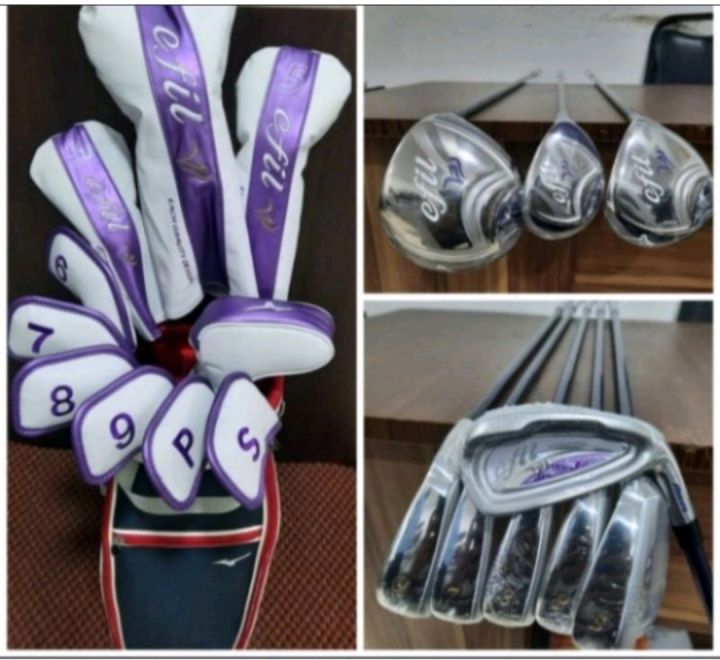 Fullset Stick Golf Mizuno Efil Ladies Plus Bag Golf Putter Golf