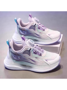 Childrens Running Shoes Breathable Mesh Shock Absorption Slip-On Sneakers for Boys And Girls Sports Shoes Universal Fit