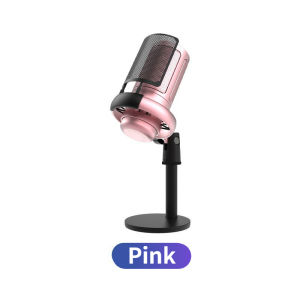 RGB Gaming Microphone with Holder Streaming Touch Mute USB Professional Condenser Microphone for Podcasting Studio Recording Mic