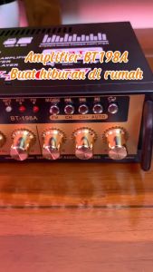 KING TaffSTUDIO Audio Amplifier Bluetooth karaoke rumahan suara jernih HiFi DSP Mic Input 2 Channel