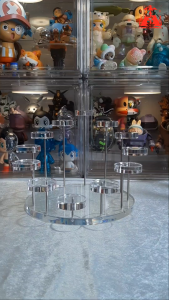 ชั้นวางของอะคริลิคใส 12 ช่อง 4cm  สำหรับโชว์สินค้า ของสะสม โมเดล Art Toys แข็งแรง ผลิตในไทย