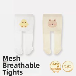Breathable Thin Summer Kids Footed Tights