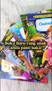 Siri Cerita Khayalan Terkenal Buku Kanak-Kanak Bacaan Dengan Suku Kata