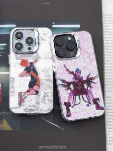 Anti-Fall Magnetic Absorption Phone Case for  16Pro Matte Hard Shell 14Pro New Model Personality Small Crows Dual City War